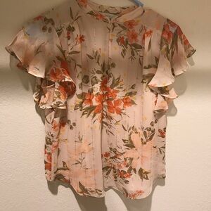 Joie Ruffle Sleeve Blouse